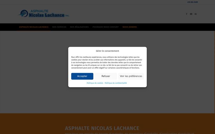 Screenshot του asphaltenicolaslachance.com
