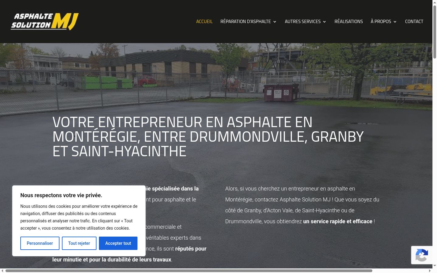 Screenshot tal-banner tal-kunsens muri qabel kwalunkwe interazzjoni