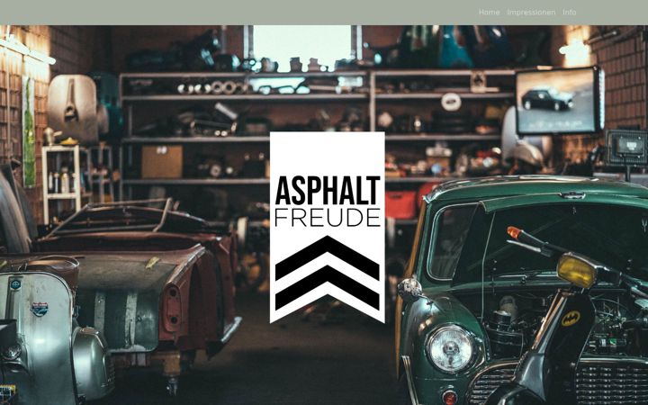 Screenshot of asphaltfreude.de