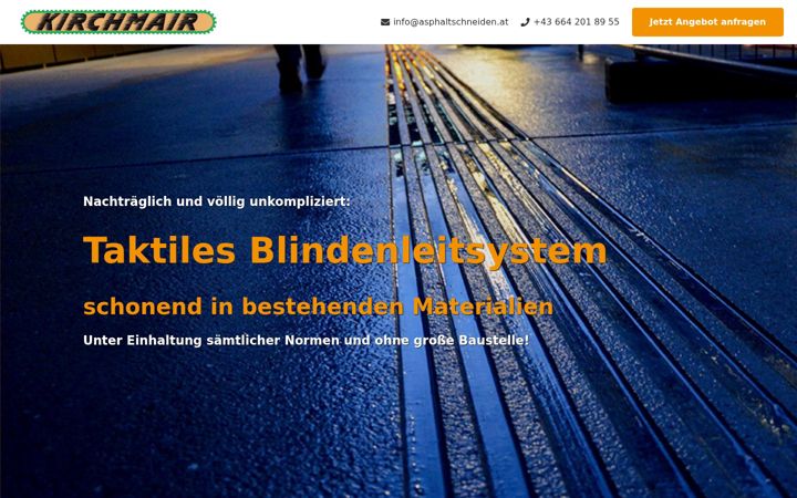 Screenshot of asphaltschneiden.at