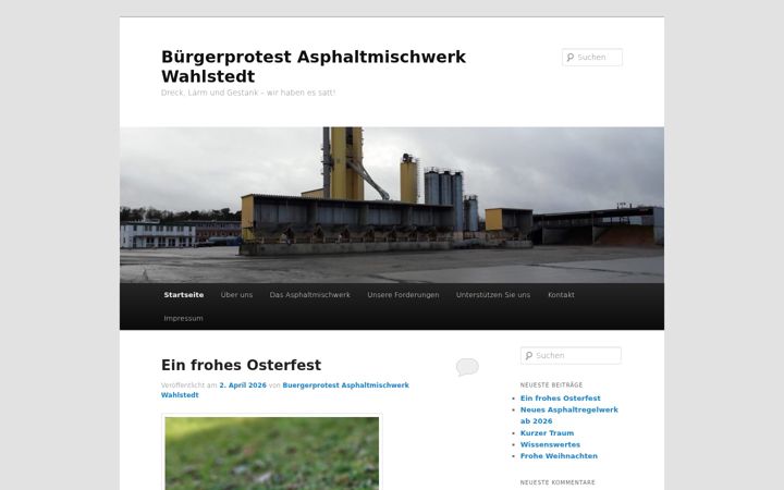 Screenshot of asphaltwerk-wahlstedt.de