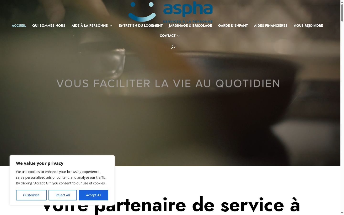 Screenshot van de toestemmingsbanner zoals getoond vóór enige interactie