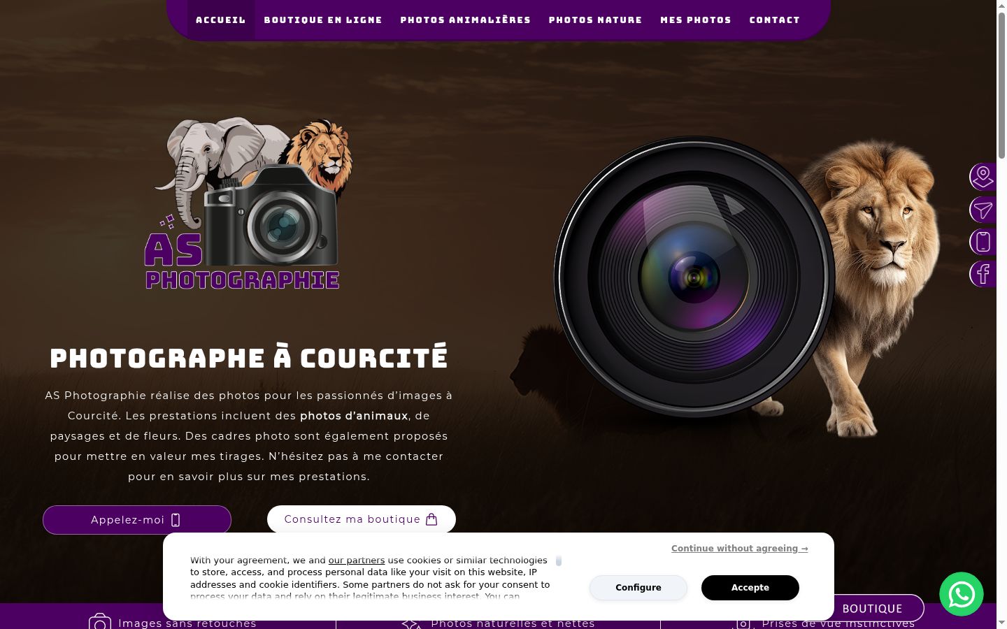 Screenshot tal-banner tal-kunsens muri qabel kwalunkwe interazzjoni