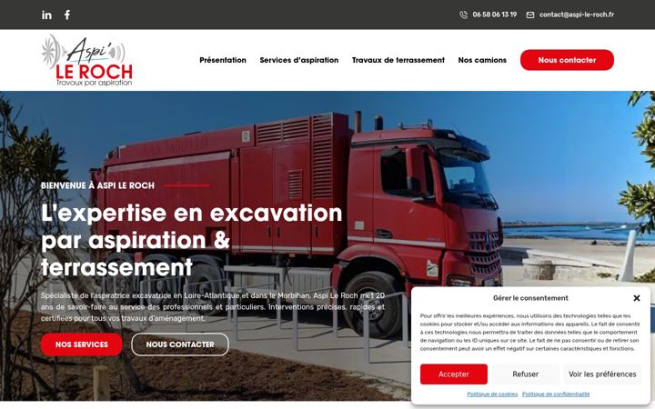 Ekraanipilt saidist aspi-le-roch.fr
