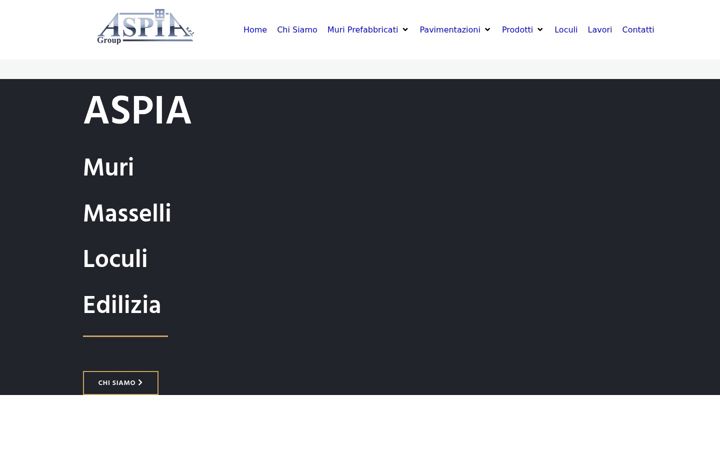 Snímek obrazovky aspia.it