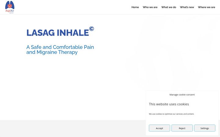 Screenshot of aspiair.com