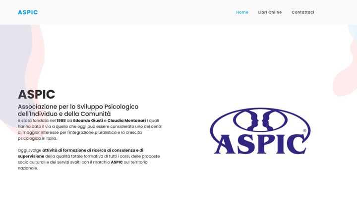 Screenshot of aspic.it