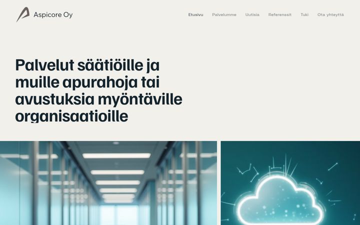 Екранна снимка на aspicore.com