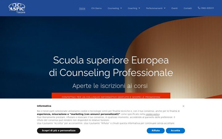 Ekraanipilt saidist aspictoscana.it