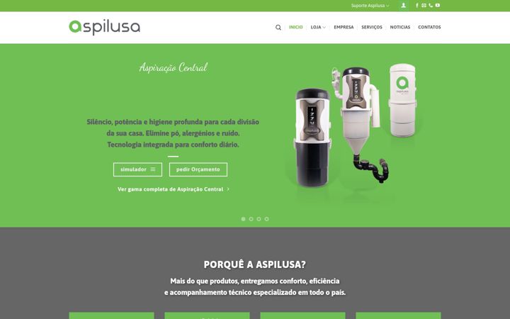 Captura de ecrã de aspilusa.pt
