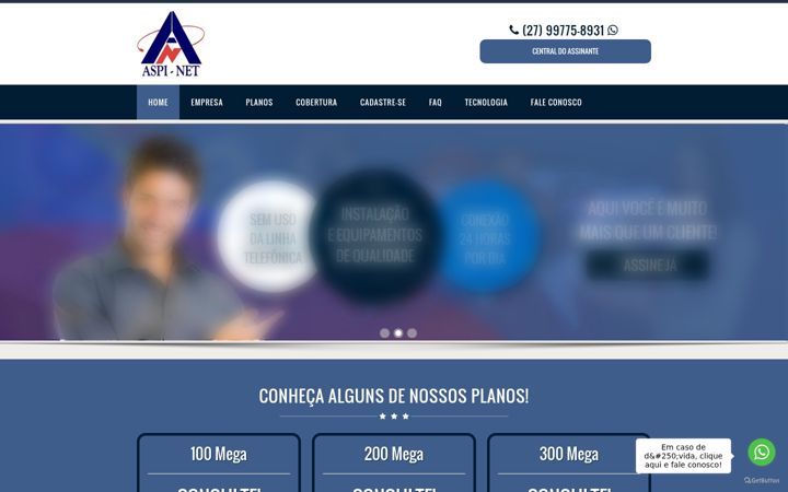 Screenshot van aspinet.com.br