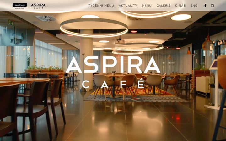 Screenshot of aspiracafe.cz