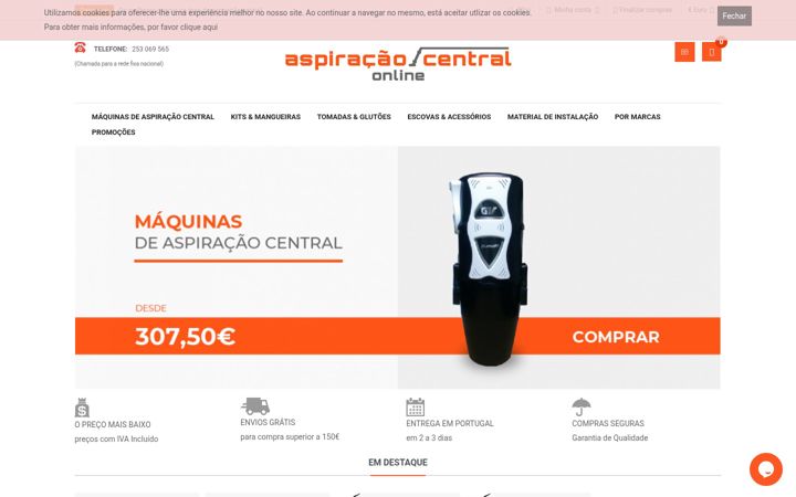 Screenshot of aspiracaocentralonline.com
