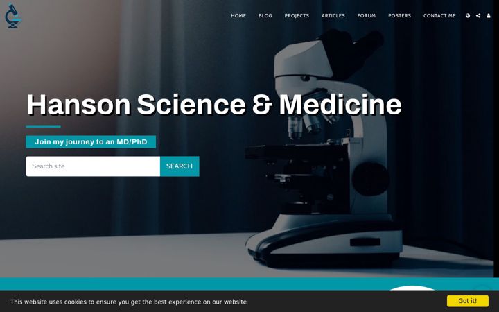 Screenshot of aspirant-mdphd.com