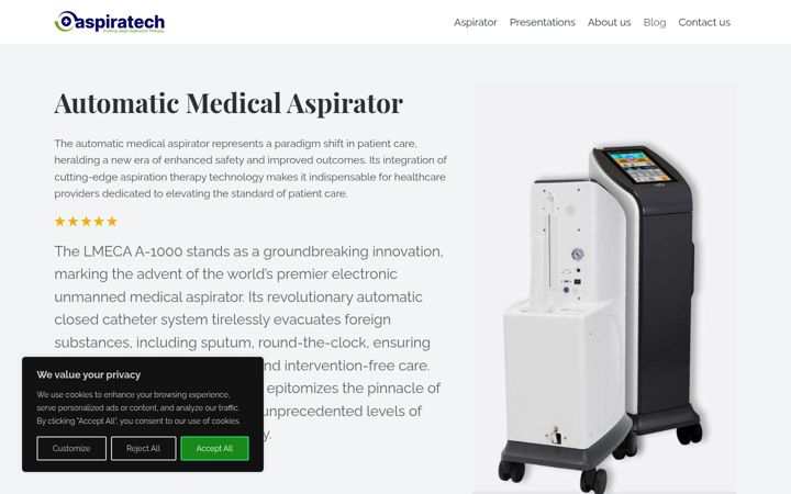 Screenshot of aspiratech.us