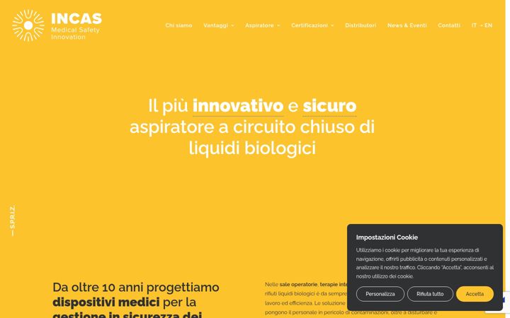 Screenshot of aspiratoriliquidibiologici.it