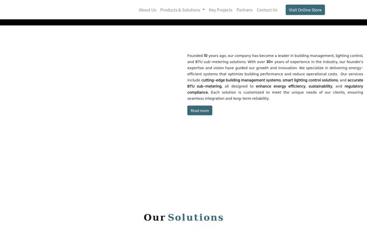 Screenshot of aspirecontrols.com