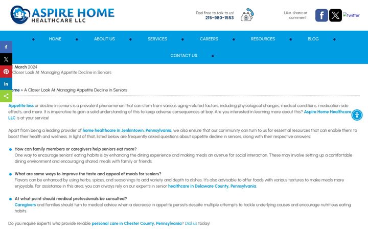 Screenshot of aspirehomehealthcare.net