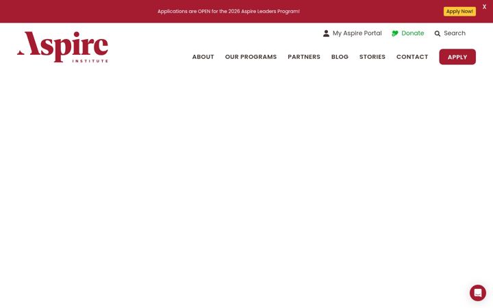 Screenshot of aspireleaders.org