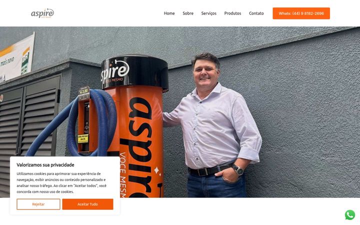 Screenshot von aspirevocemesmo.com.br
