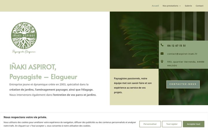 Screenshot ta' aspirot-inaki.fr