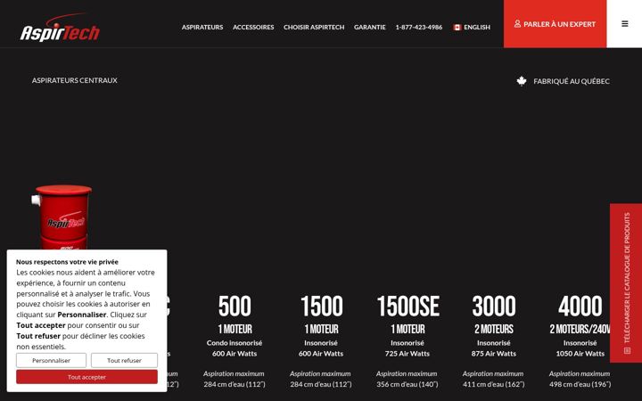 Screenshot of aspirtech.ca