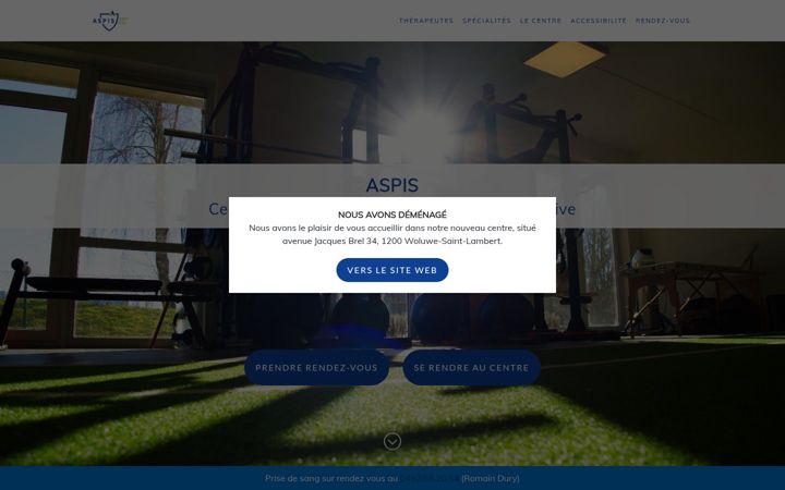 Screenshot ta' aspis-woluwe.be