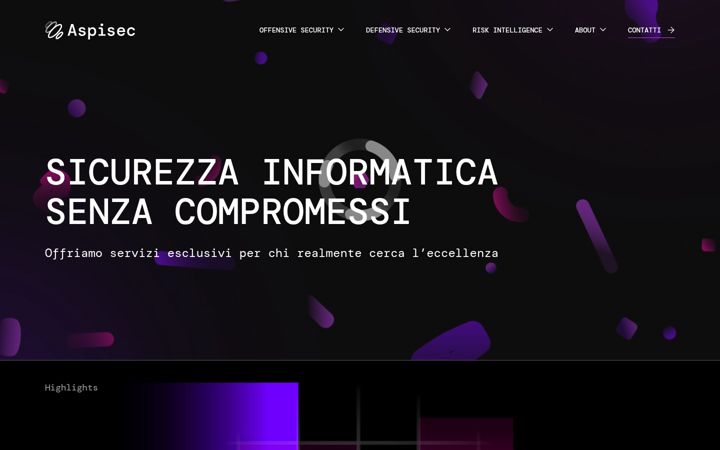 Screenshot of aspisec.com