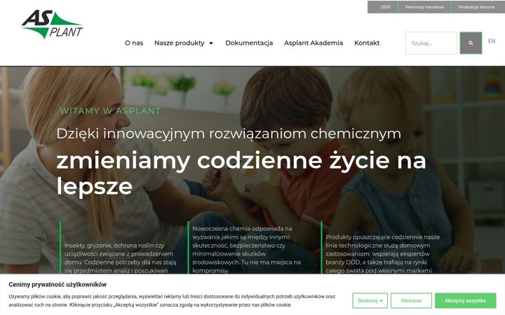 Screenshot of asplant.com.pl