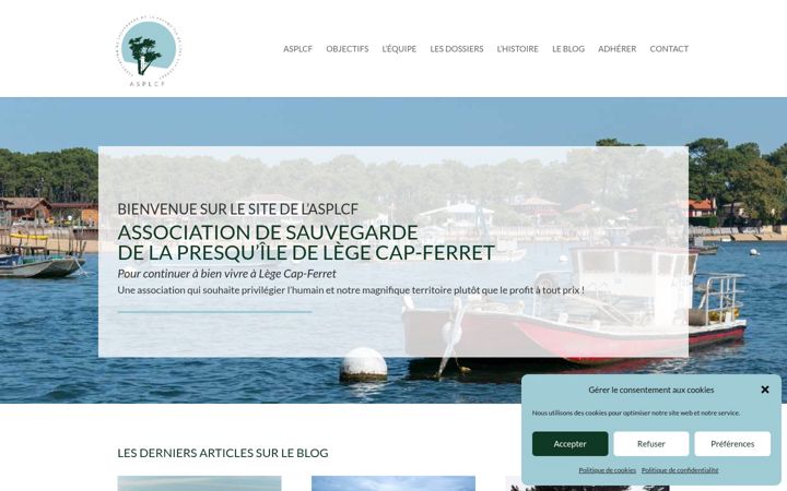 Screenshot of asplcf.org