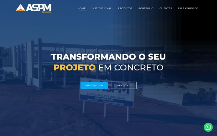 Screenshot of aspm.ind.br