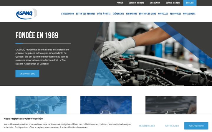 Screenshot of aspmq.ca