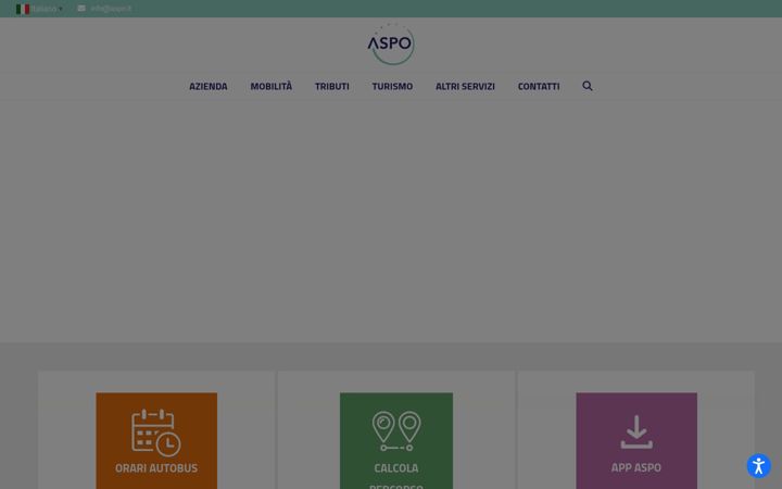 Screenshot van aspo.it