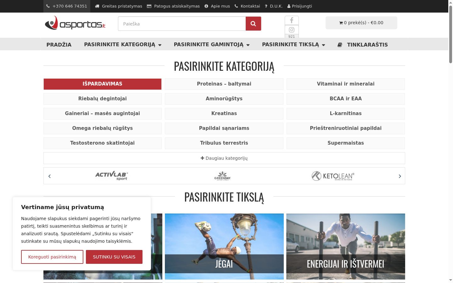 Zrzut ekranu banera zgody wyświetlanego przed jakąkolwiek interakcją