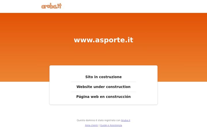 Screenshot of asporte.it