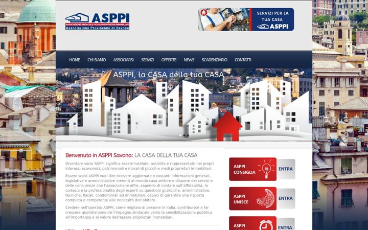 Screenshot of asppisavona.it