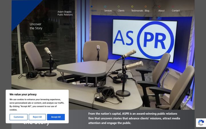 Screenshot of aspr.bz