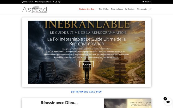 Screenshot of asprad.com