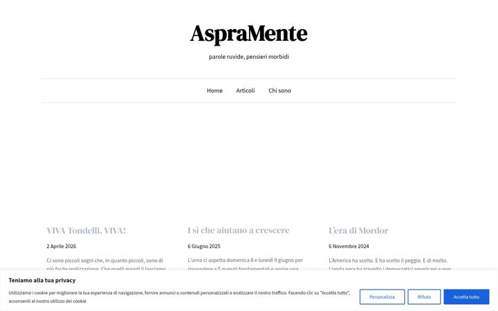 Captură de ecran a asprea.it