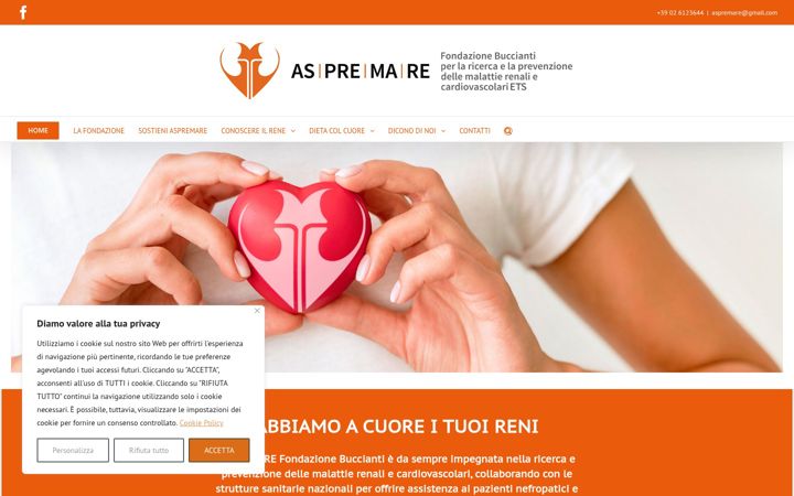 Screenshot of aspremare.org