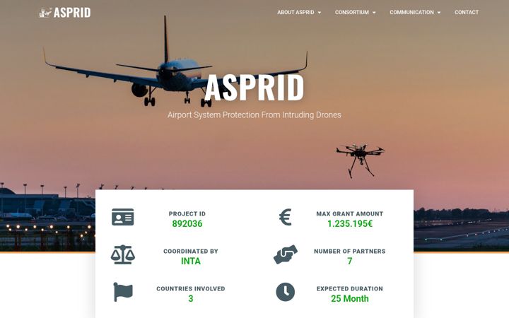 Screenshot of asprid.eu