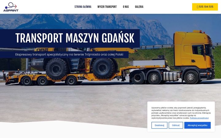 Screenshot of asprint.net.pl