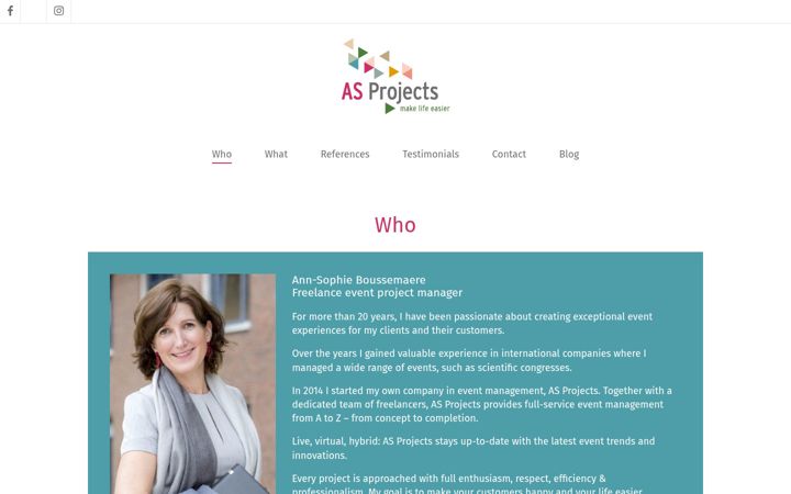 Screenshot of asprojects.be