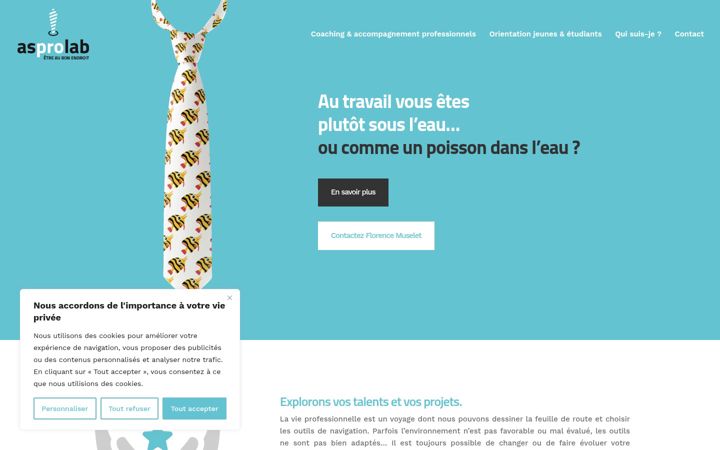 Screenshot of asprolab.fr
