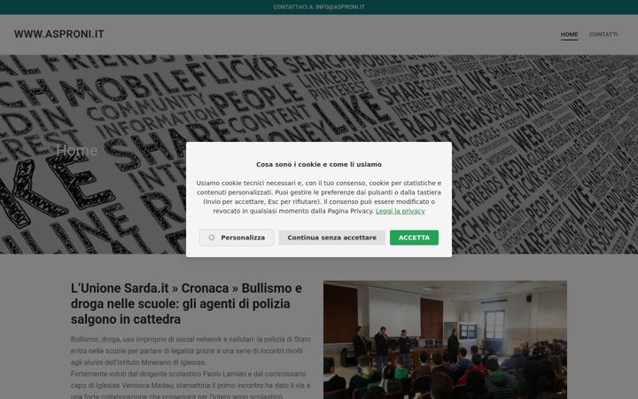 Screenshot of asproni.it