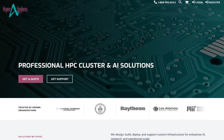 Captură de ecran a aspsys.com