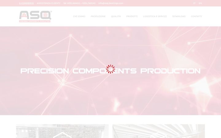 Screenshot of asq-bearings.com