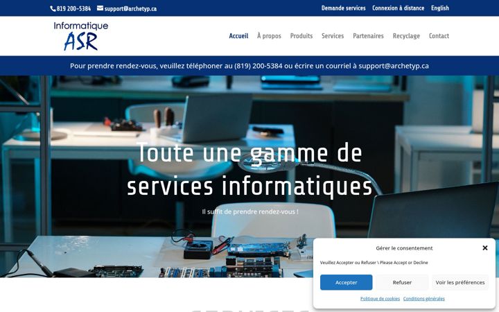 Screenshot of asr-e.com