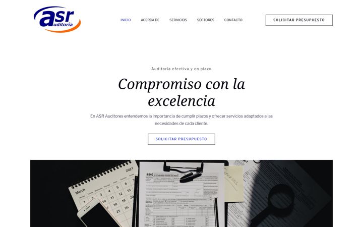 Screenshot of asrauditores.es
