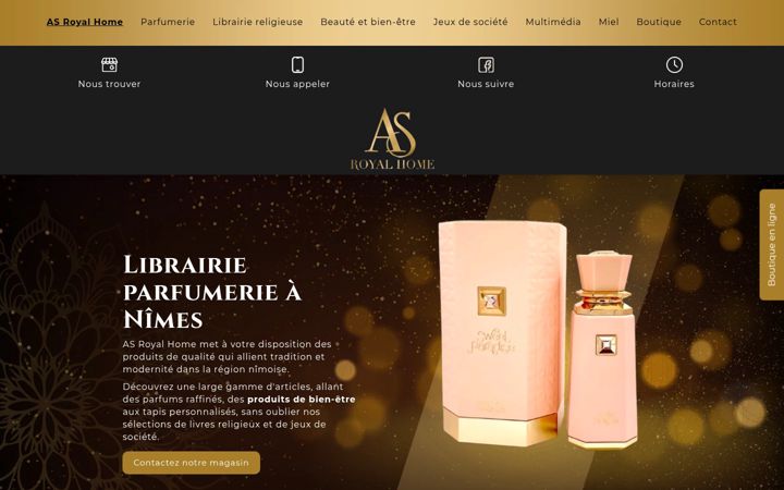 Screenshot of asroyalhome.fr